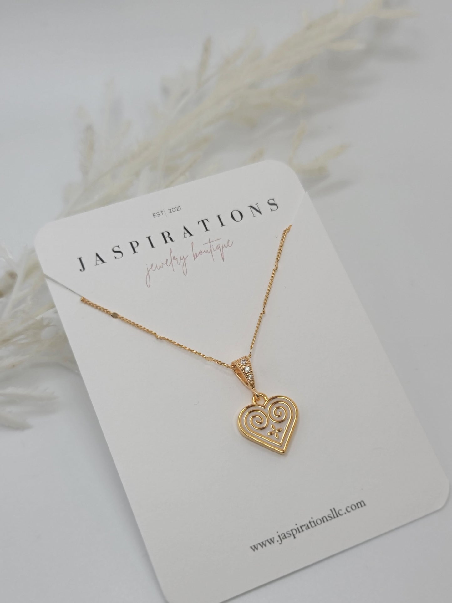 Hmong Heart Necklace
