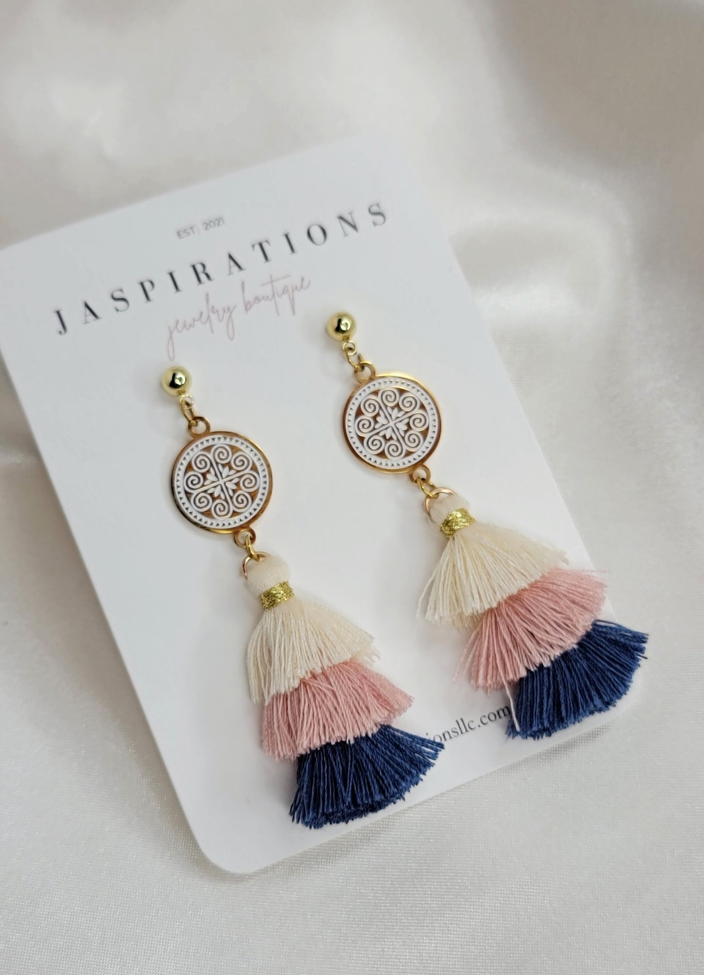 United Tassel Earrings