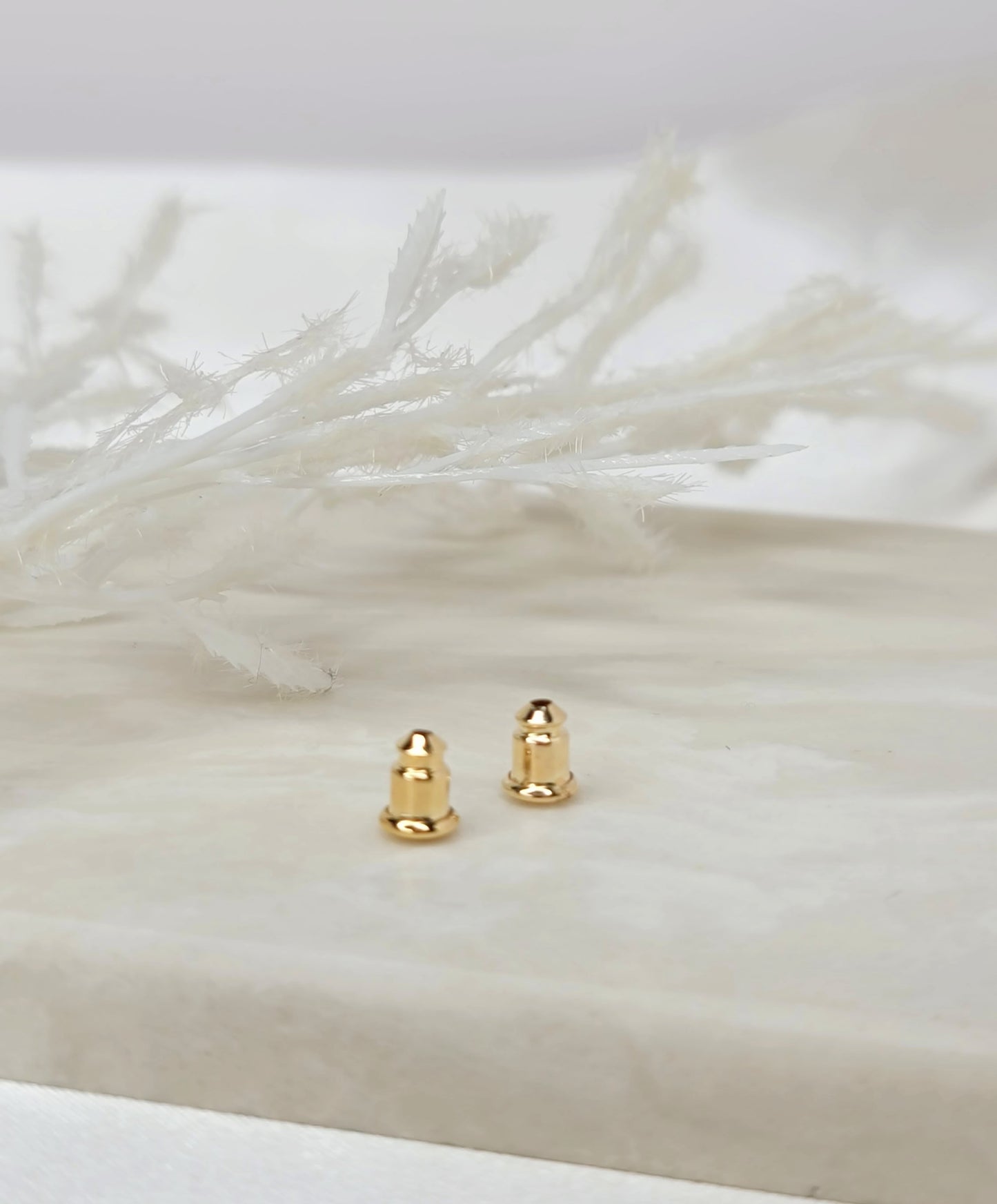 Gold Earring Back Set