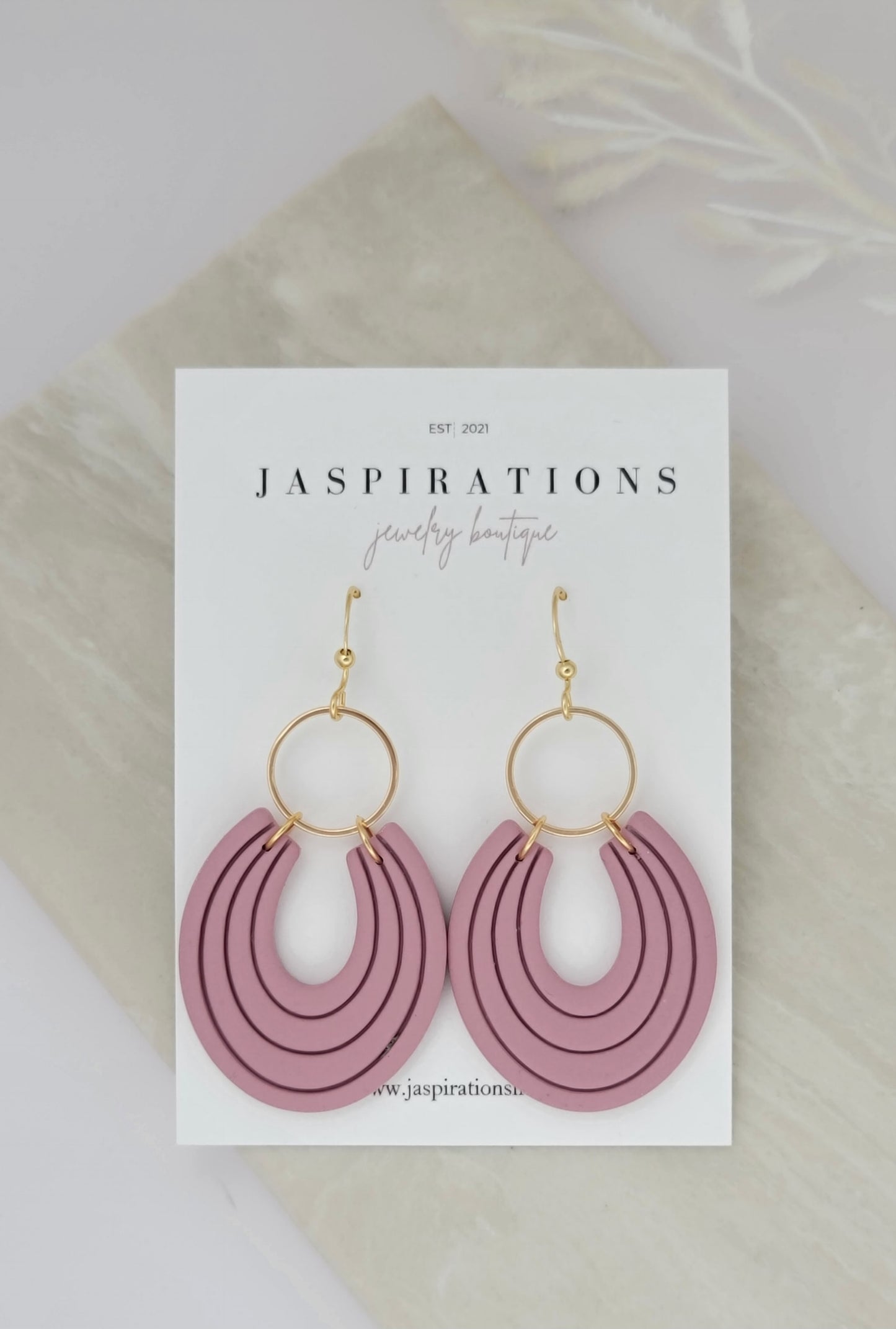Jules Dangles - Muted Pink