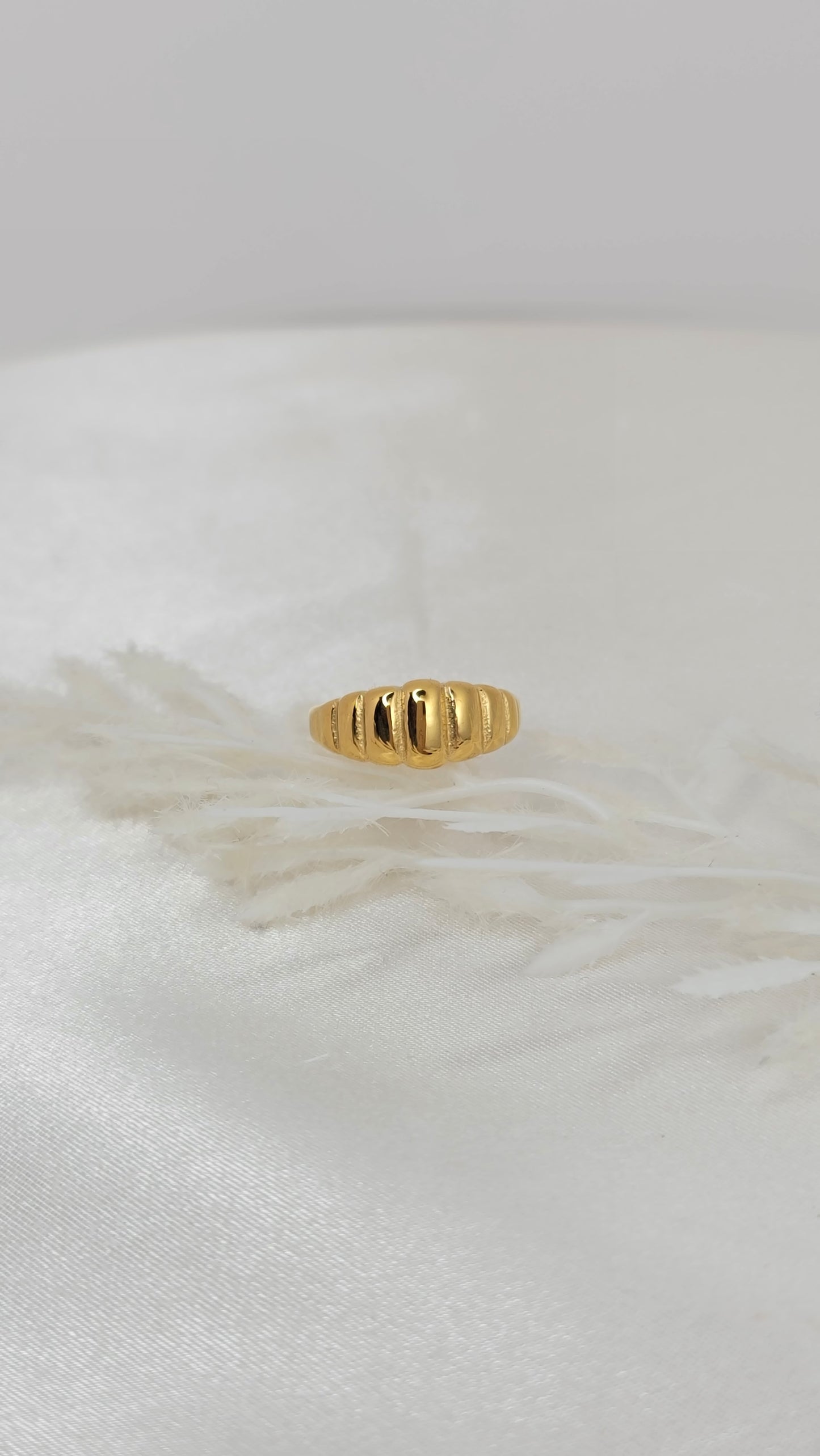 Gold Texured Band