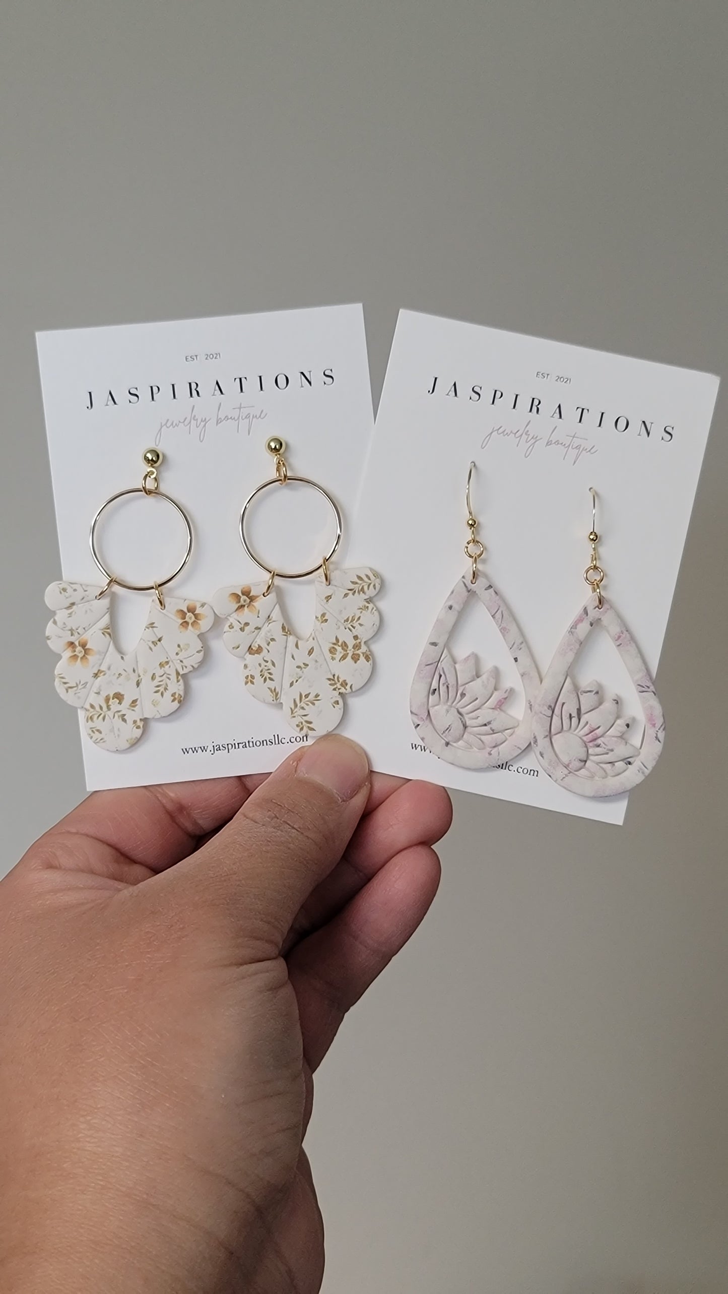 Lavender Floral Drop