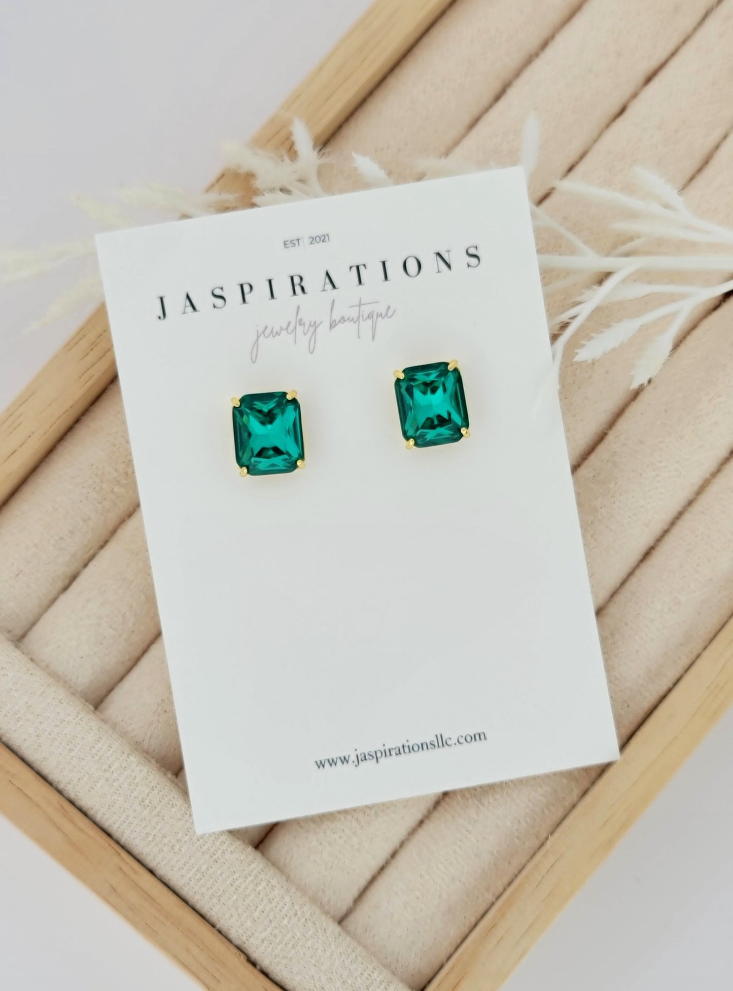 Emerald Studs