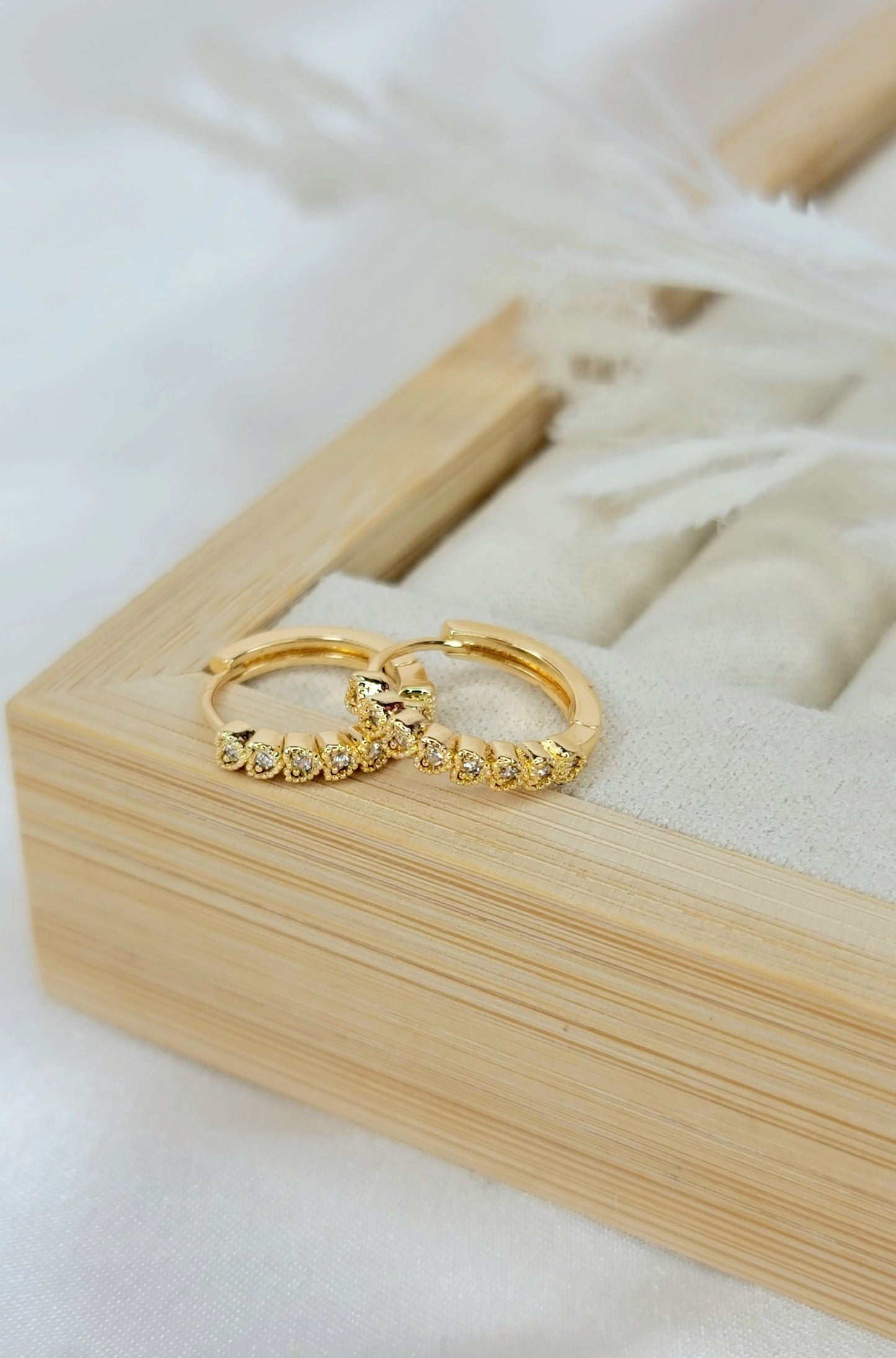 Gold Mini Hearts Huggies