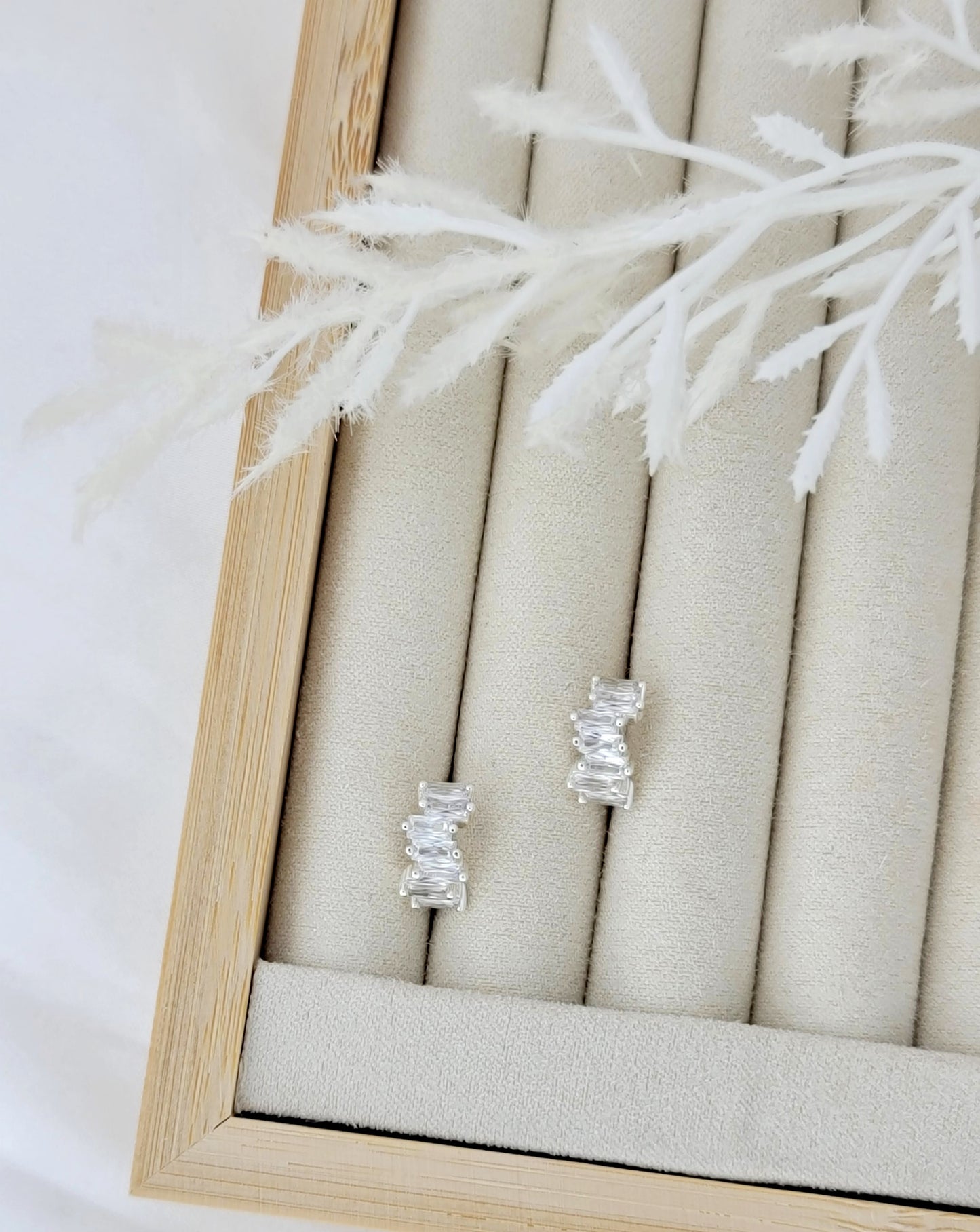 Baguette Huggies - Silver