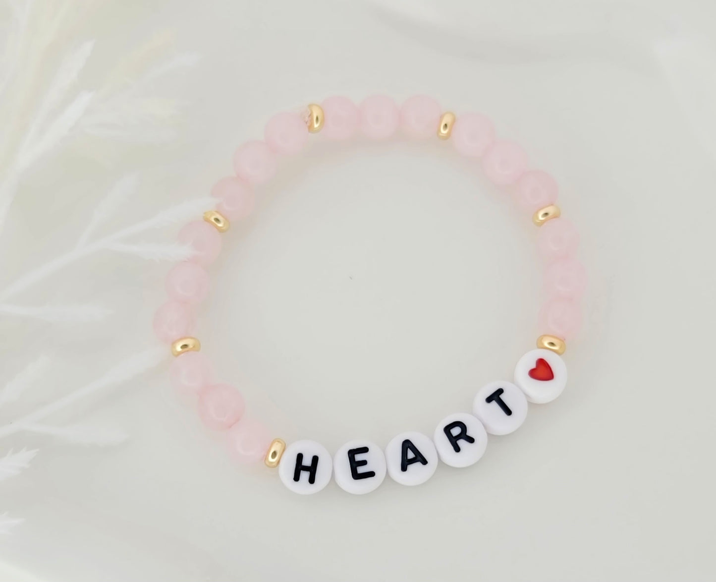 Heart - Pink Beads