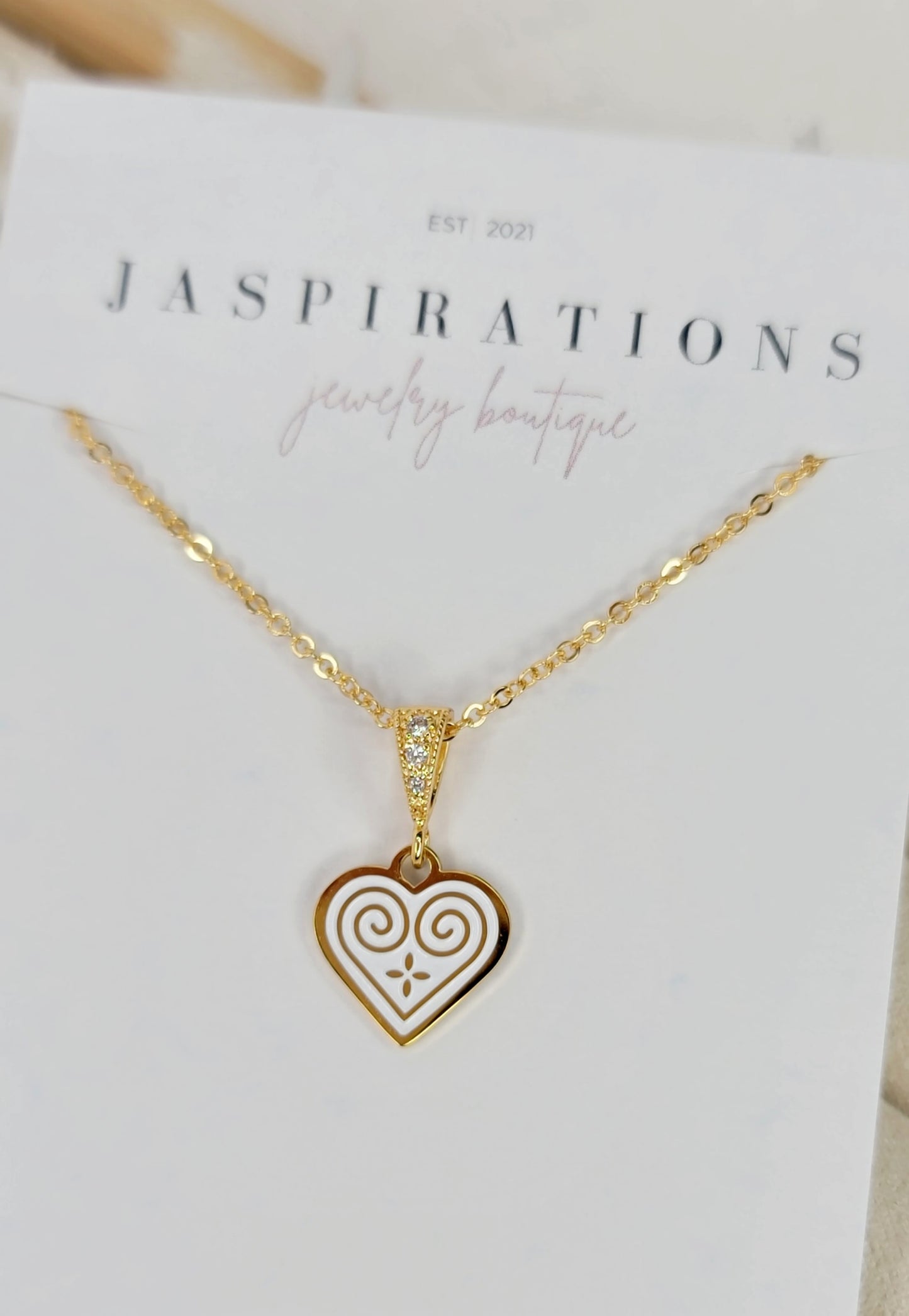 Hmong Heart Necklace