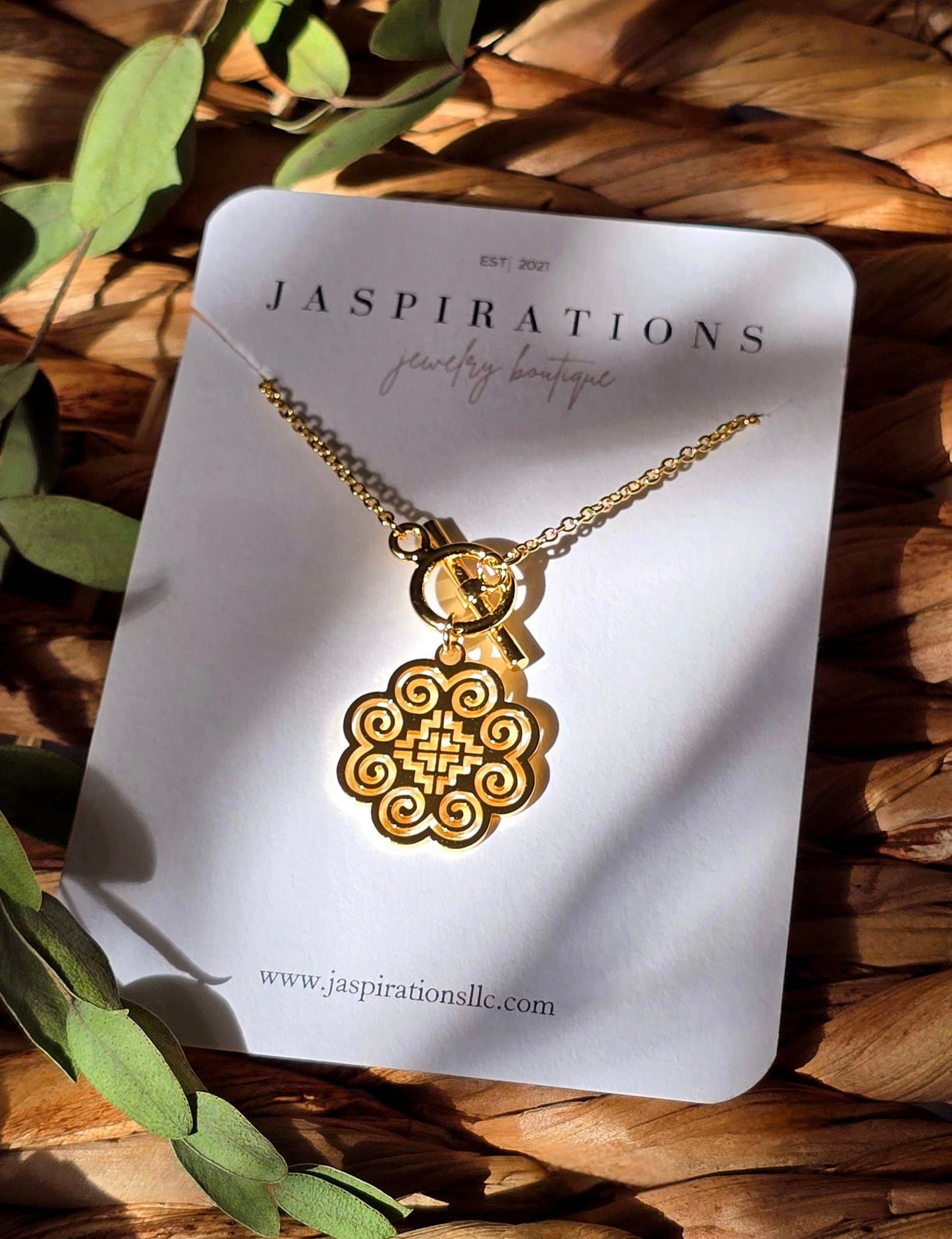 Cut Out Hmong Heritage Toggle Necklace