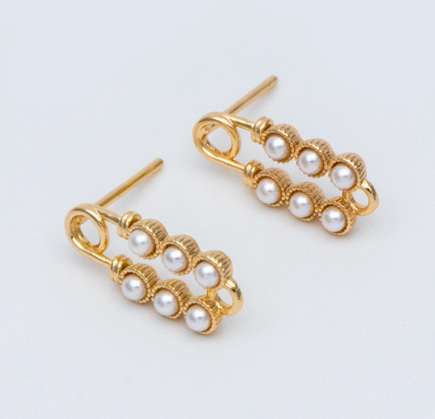 Pearl Pin Studs