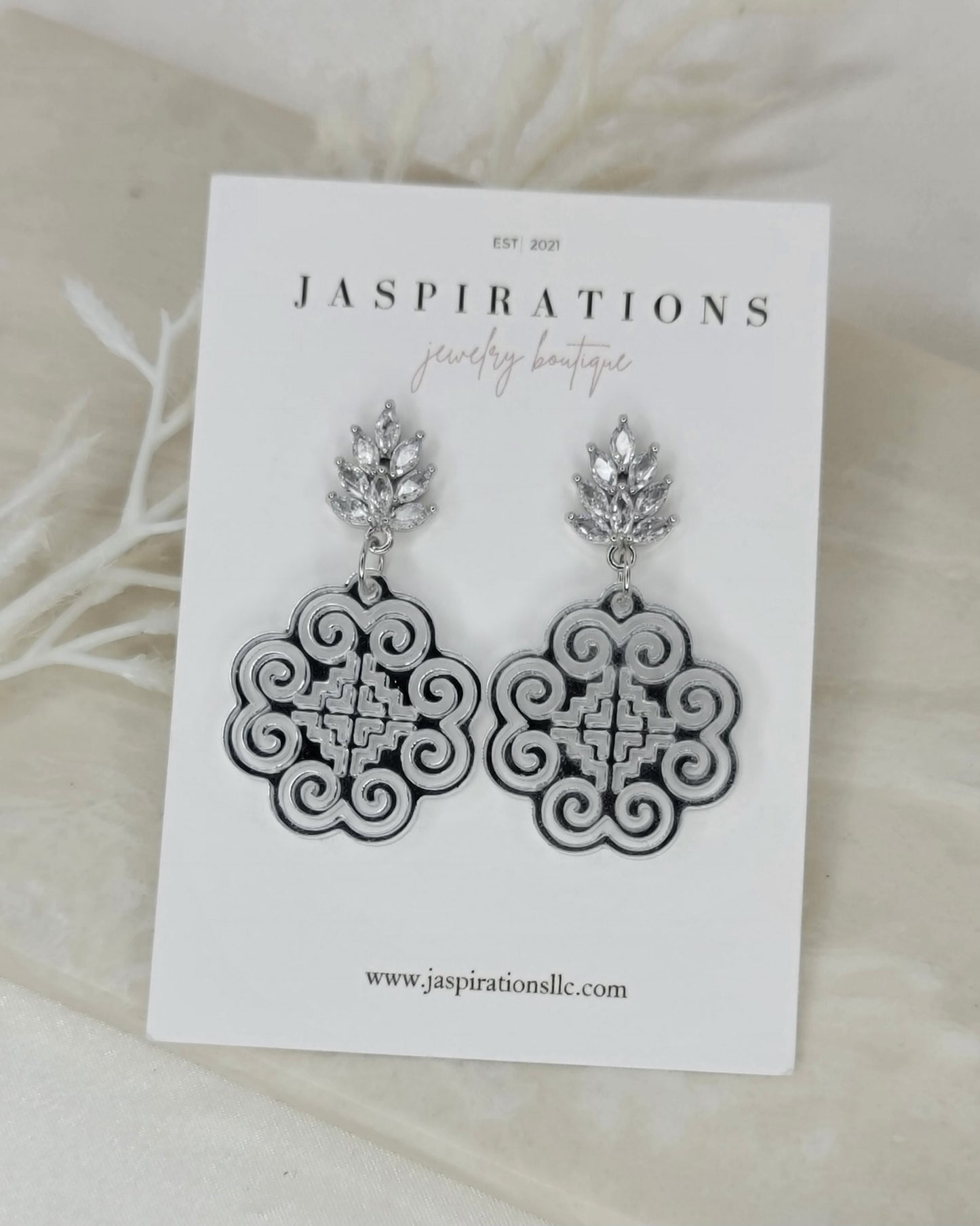Silver Acrylic Hmong Heritage