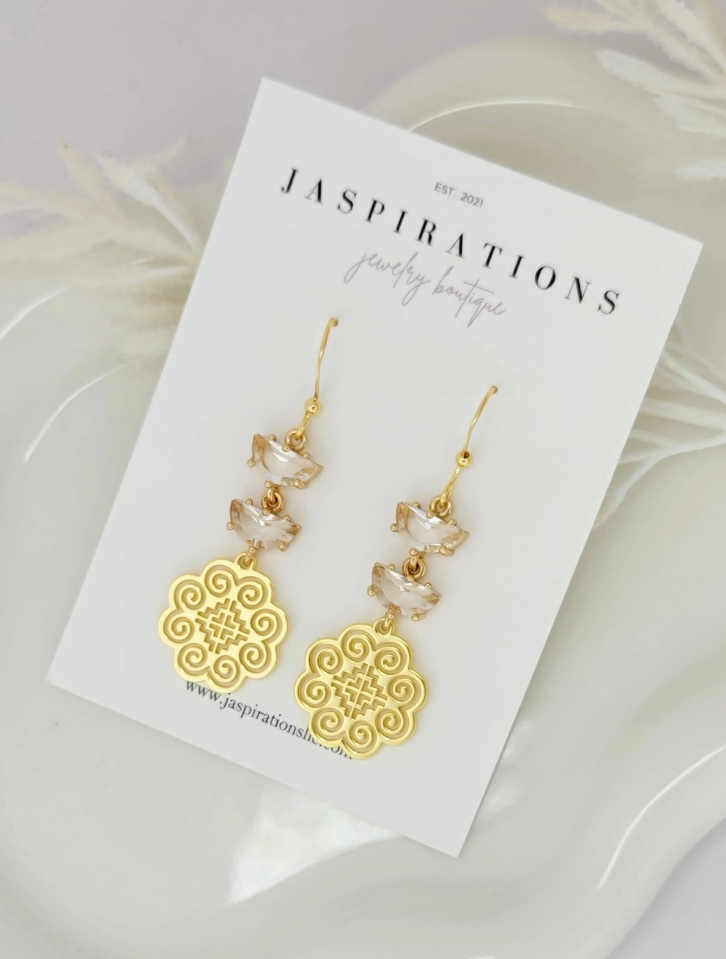 Elephant Foot White Charms