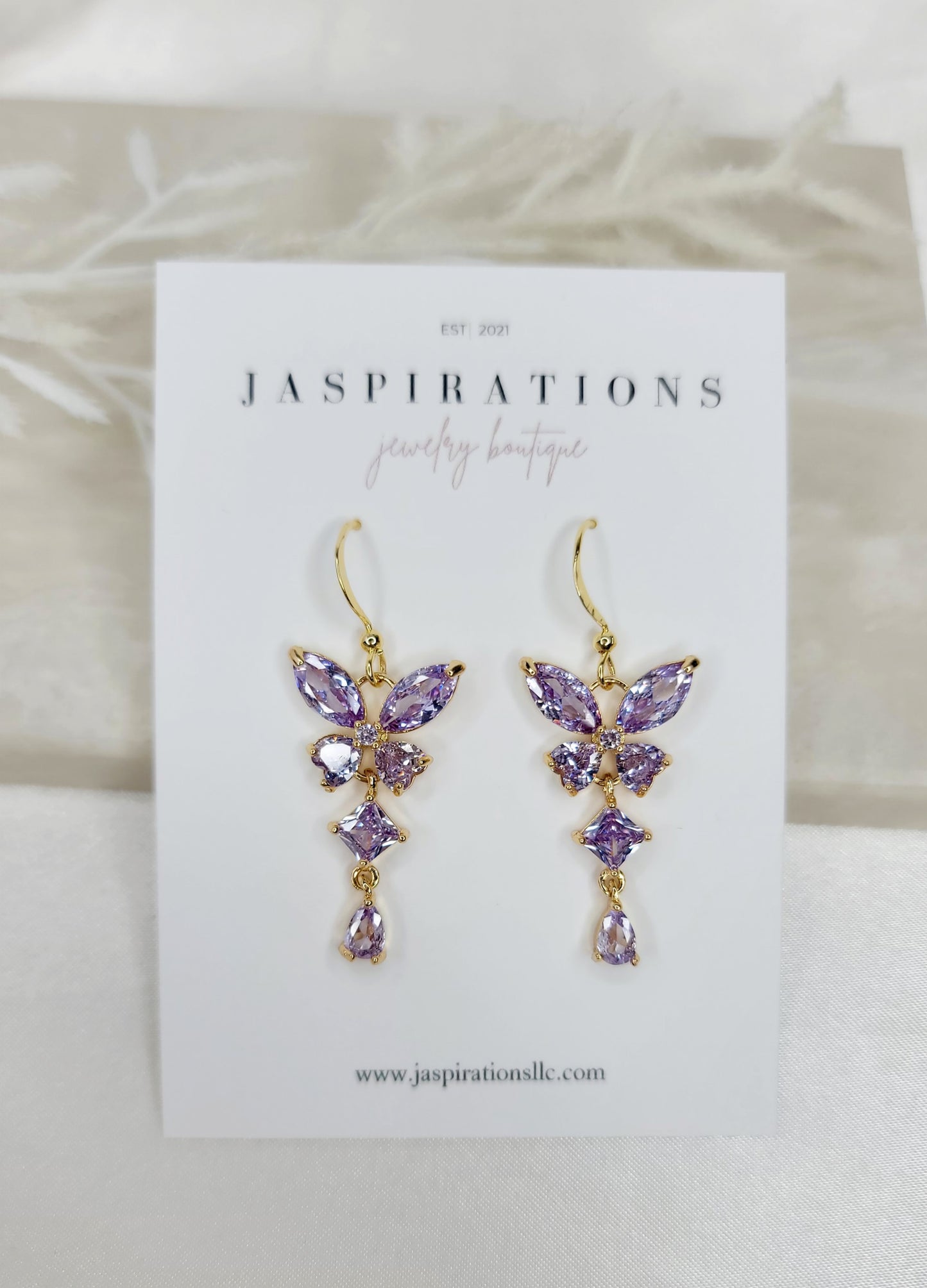 Purple Crystal Butterfly