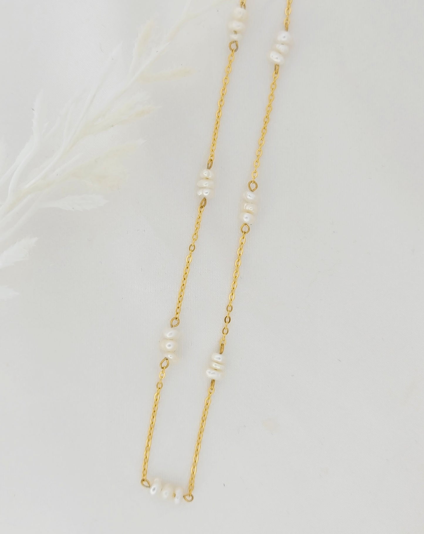 Triple Pearl Necklace