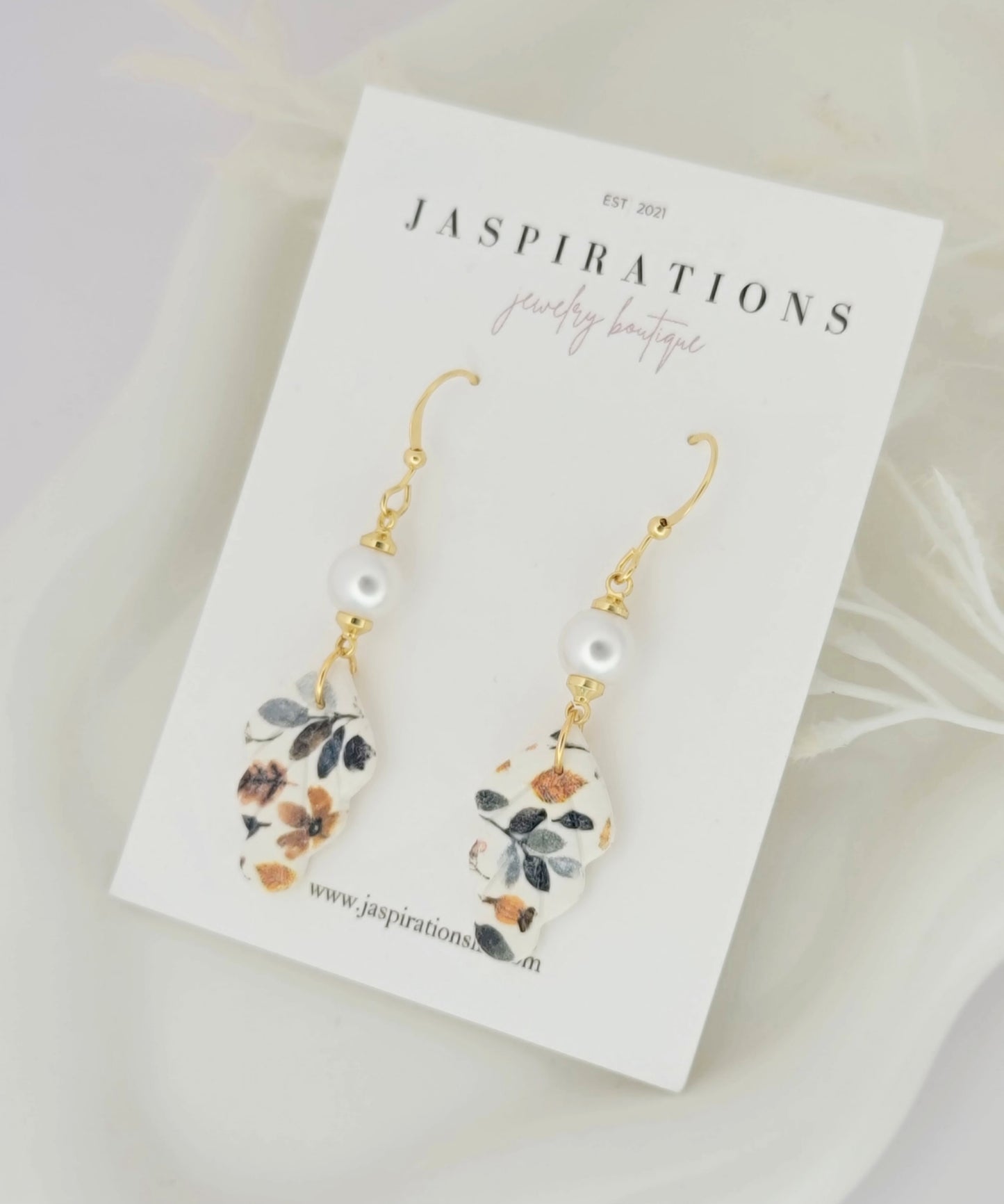 Fall Pearl Dangles