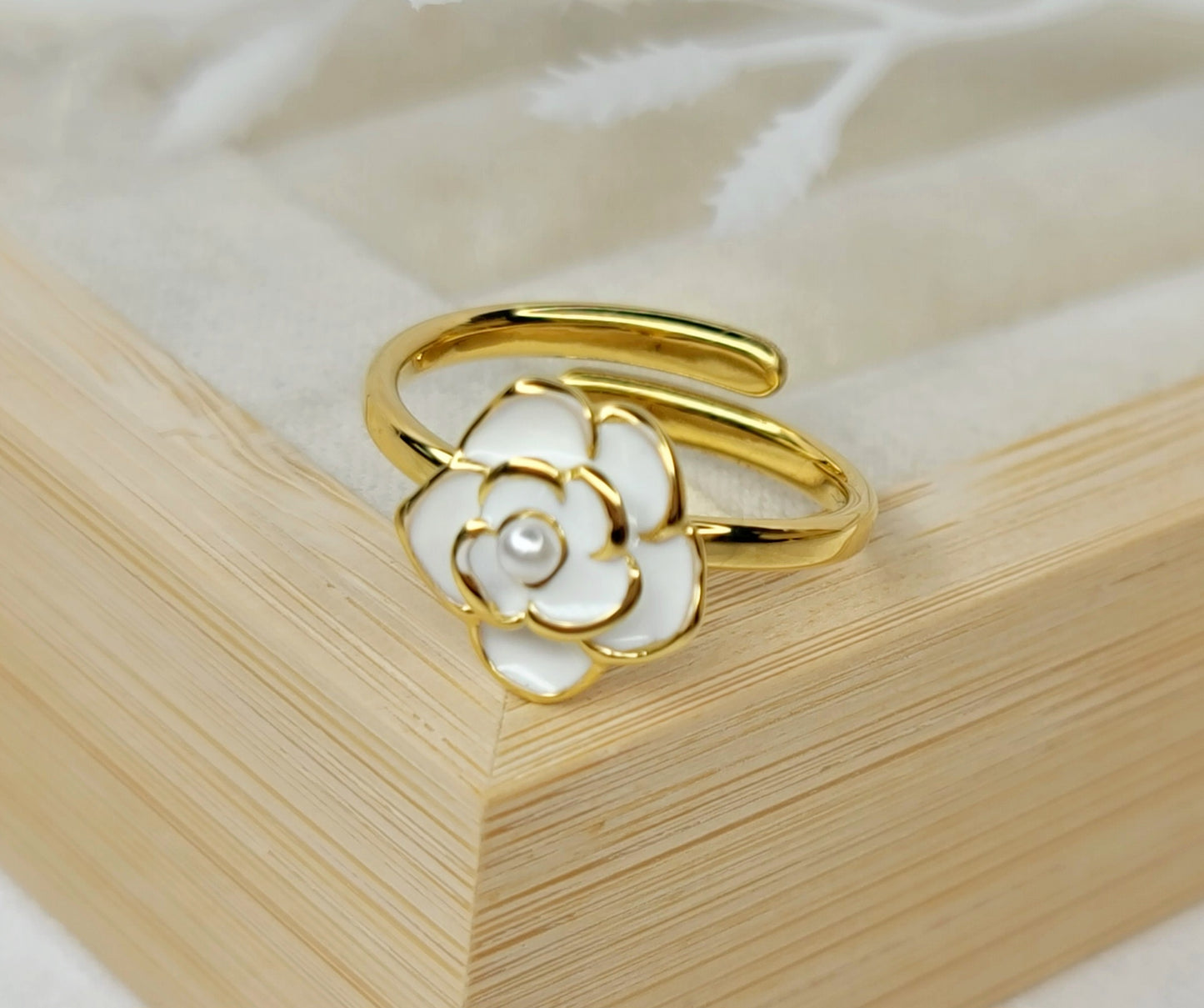 Adjustable Rose Ring