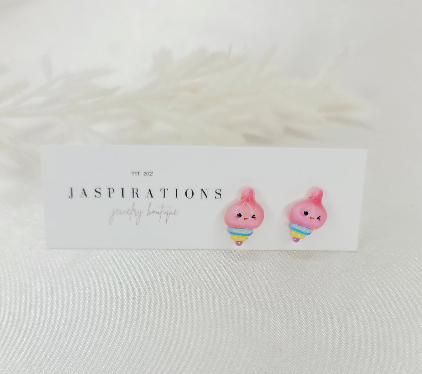 Colorful Sea Shell Studs