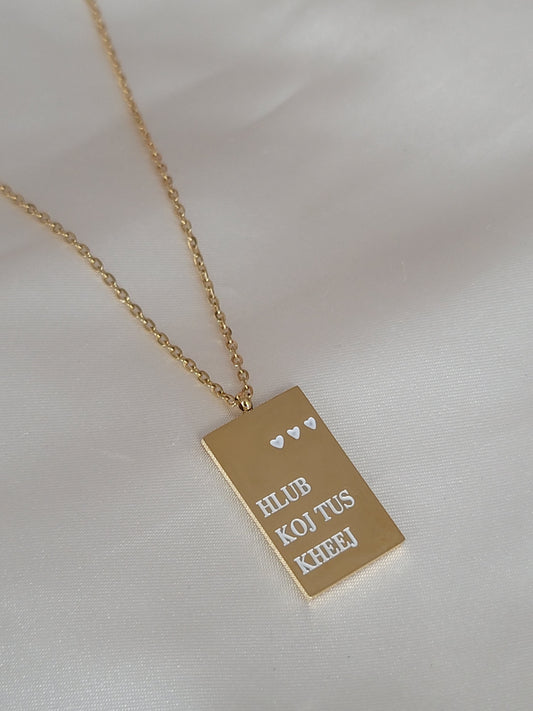 Hlub Koj Tus Kheej Necklace V2