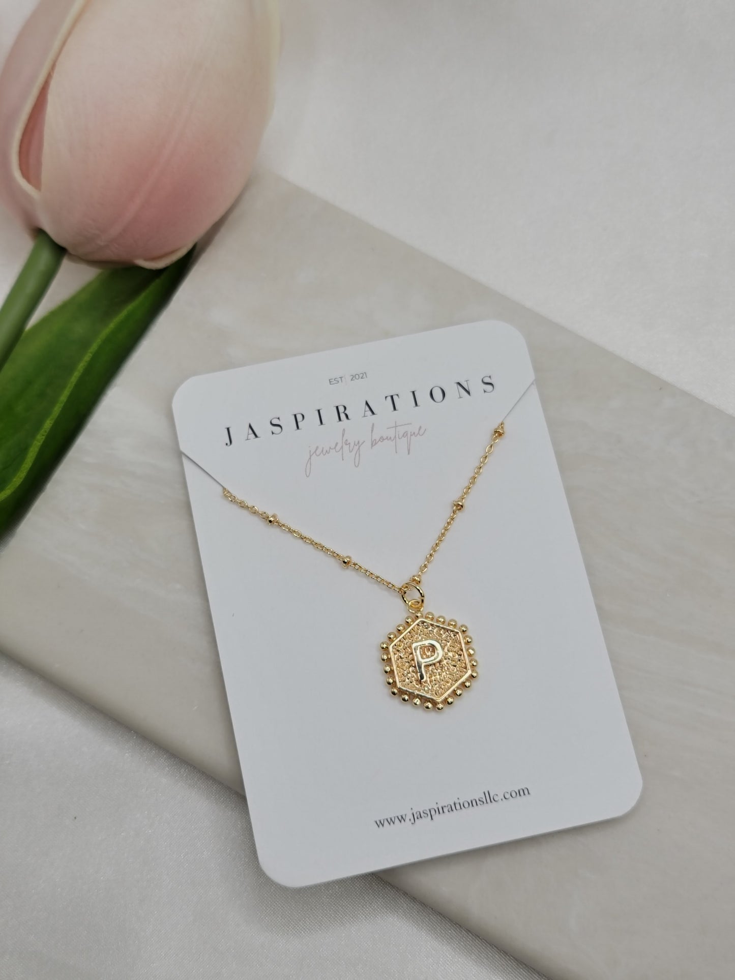 Gold Initial Necklaces