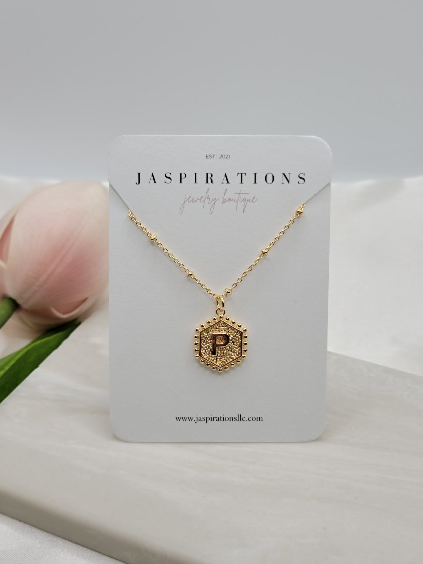 Gold Initial Necklaces