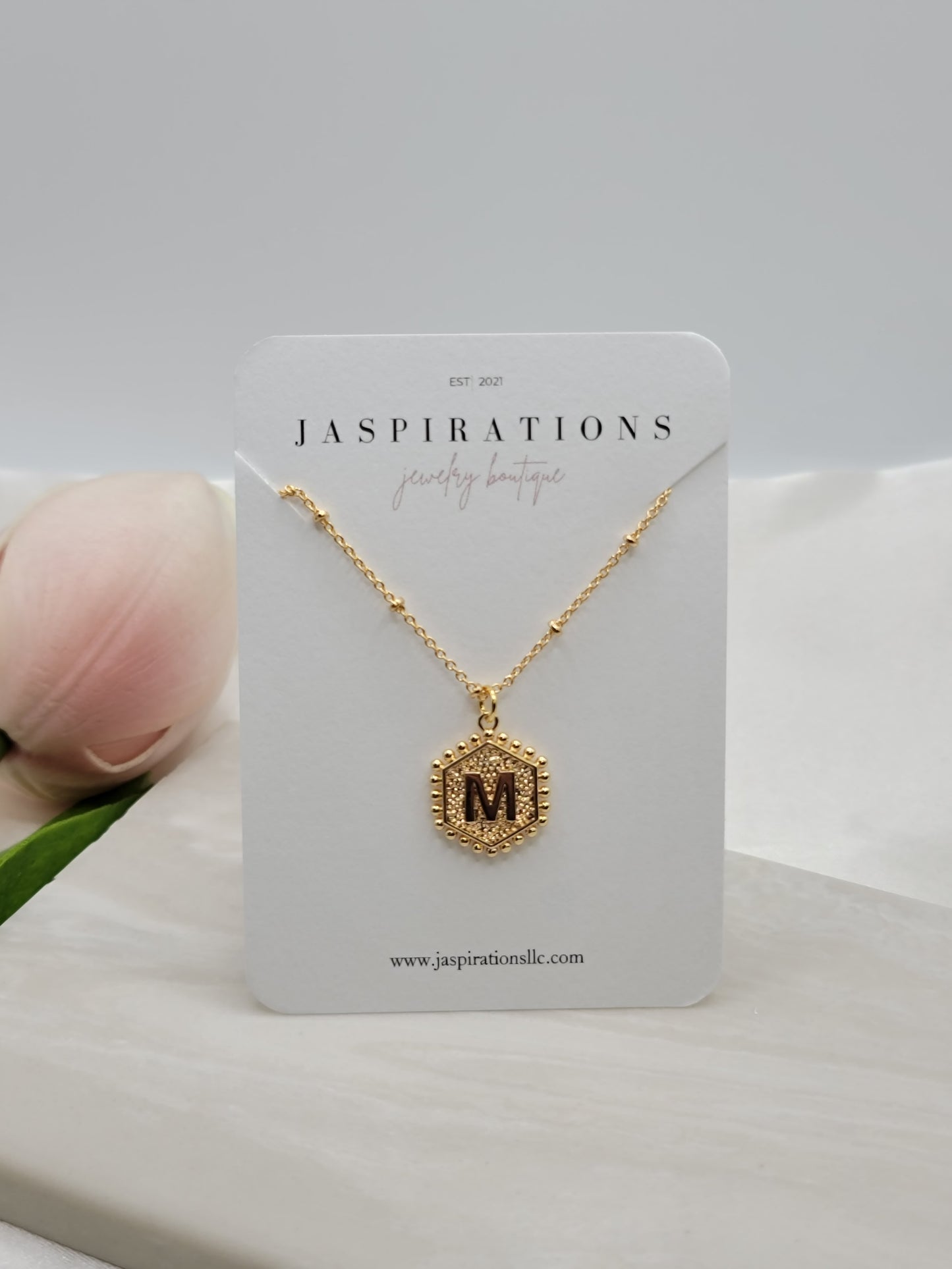 Gold Initial Necklaces