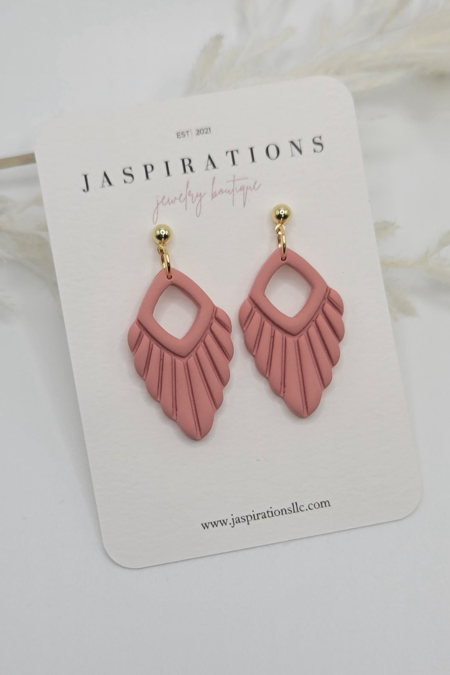 Pink Boho Dangles