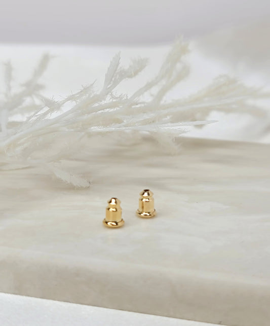 Gold Earring Back Set