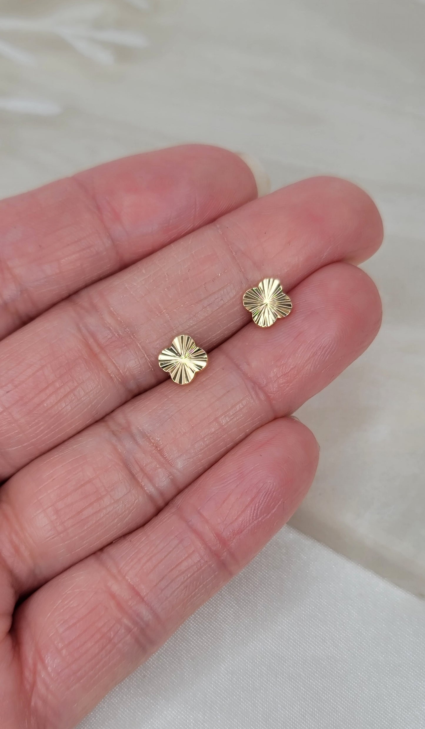 Lucky Clover Studs