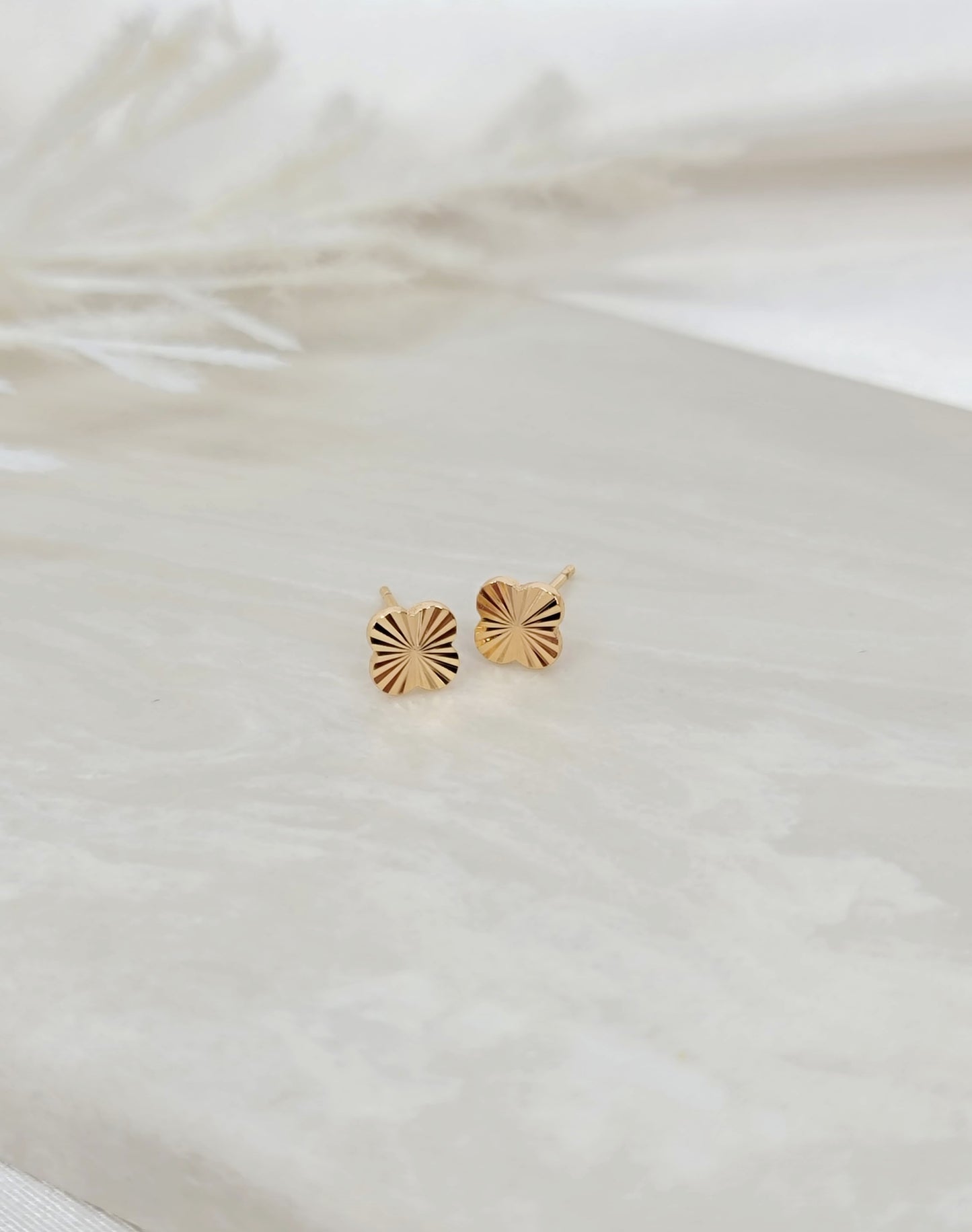 Lucky Clover Studs