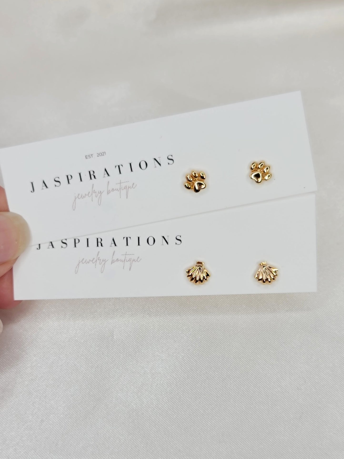 Mini Sea Shell Studs