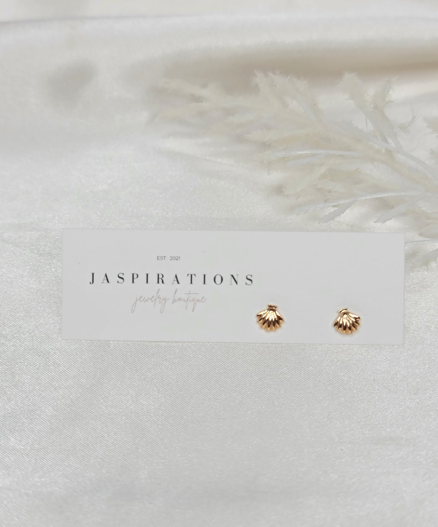 Mini Sea Shell Studs