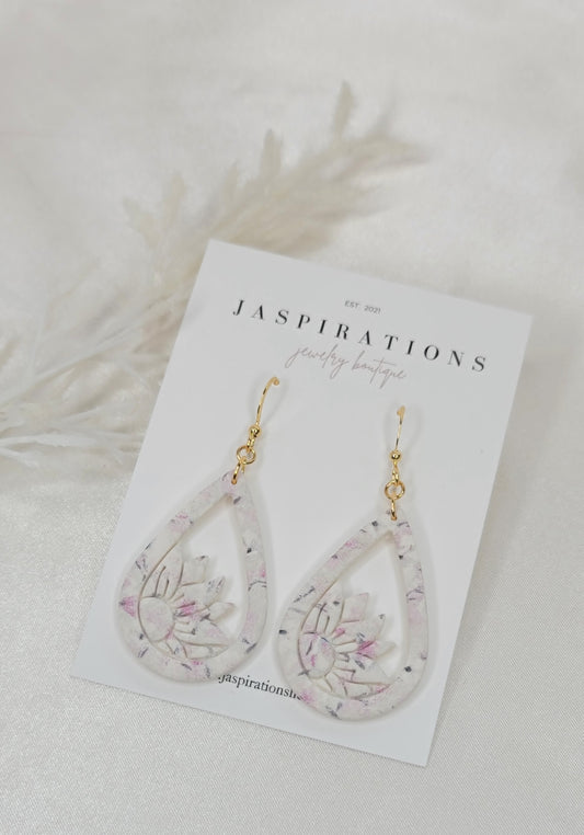 Lavender Floral Drop