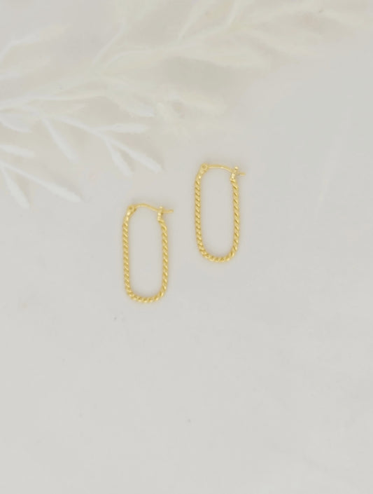 Long Twist Hoops