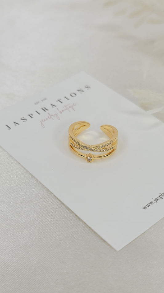 Stacked Adjustable Ring