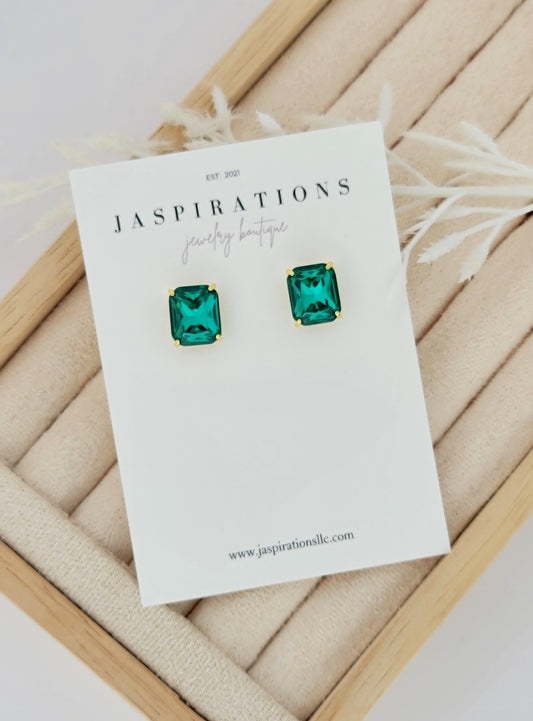 Emerald Studs