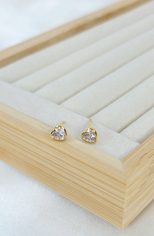 Mini Heart Studs
