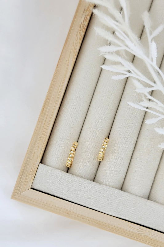 Gold Mini Hearts Huggies