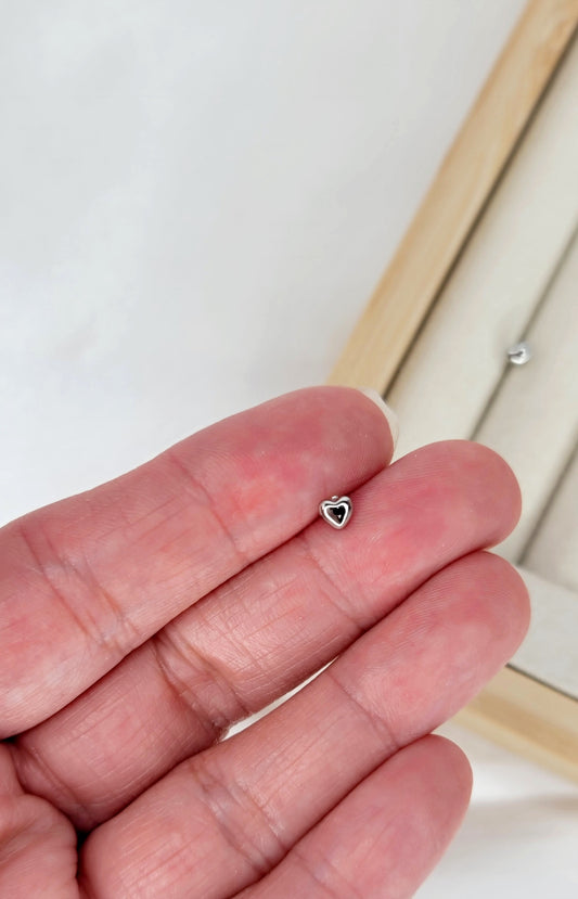 Silver Mini Heart