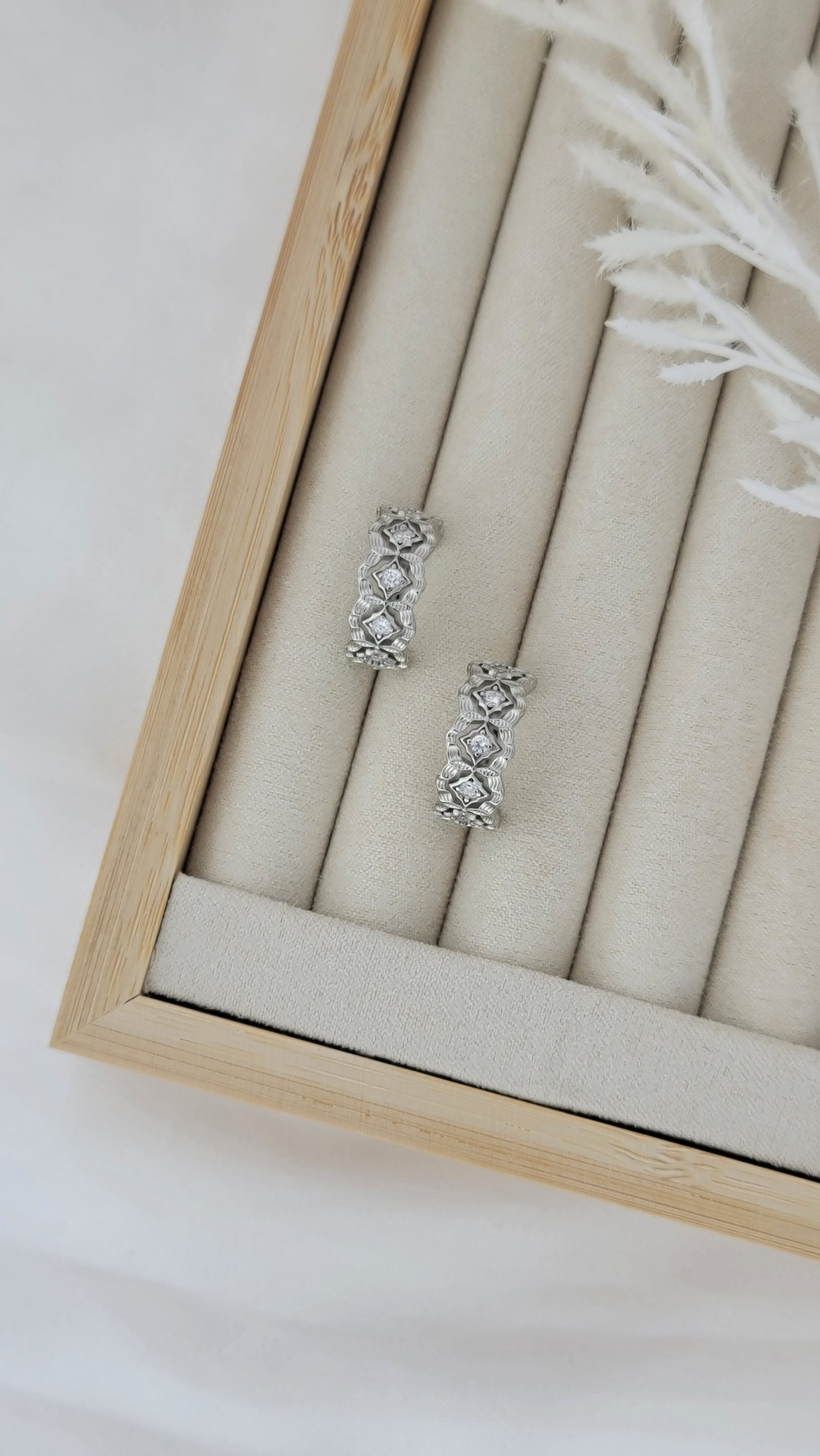 Silver Hoops
