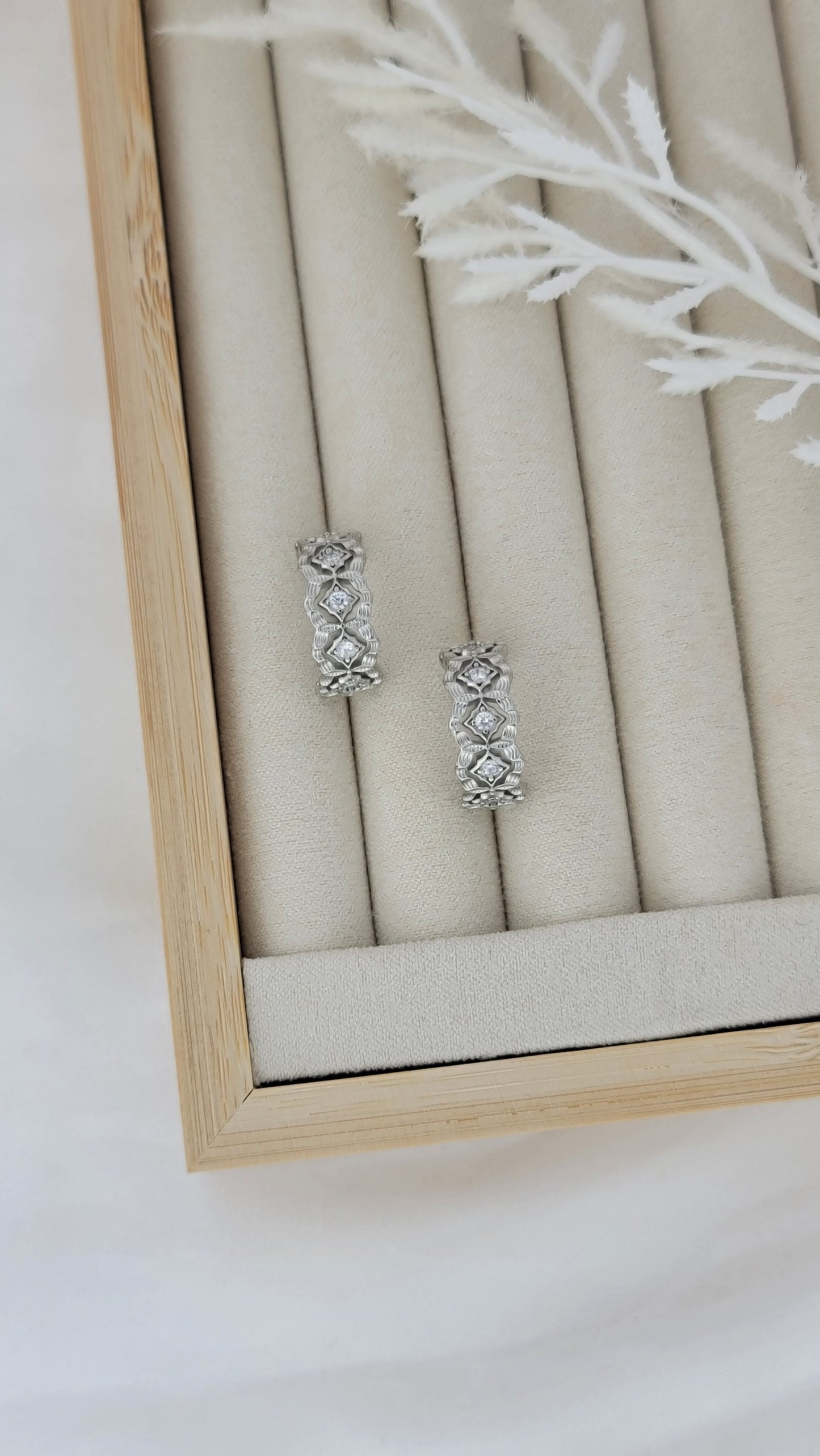Silver Hoops