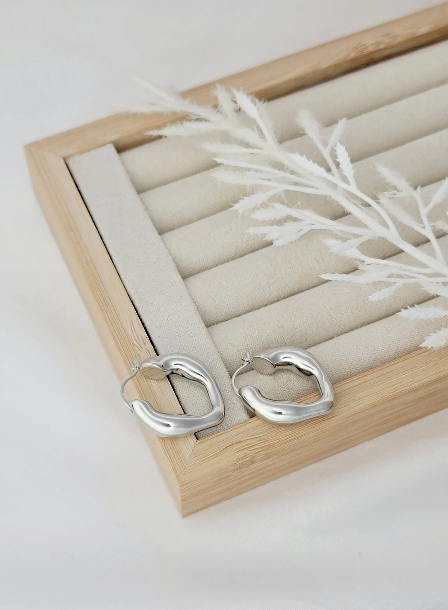 Stella Hoops - Silver