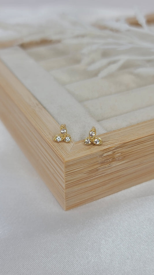 Micro Holly Studs - s925
