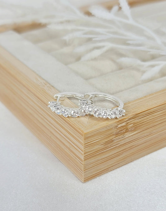 Luminous Hoops - Silver