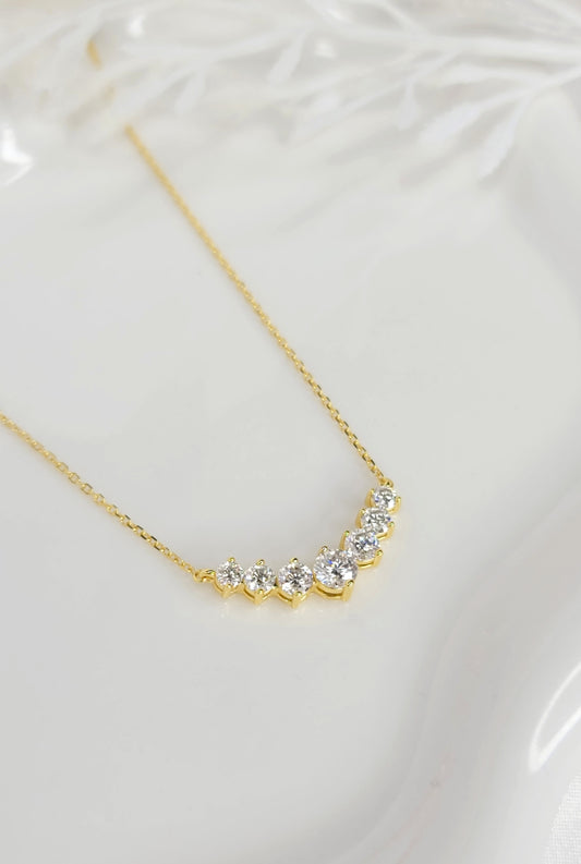 Glowing Radiance Moissanite Necklace