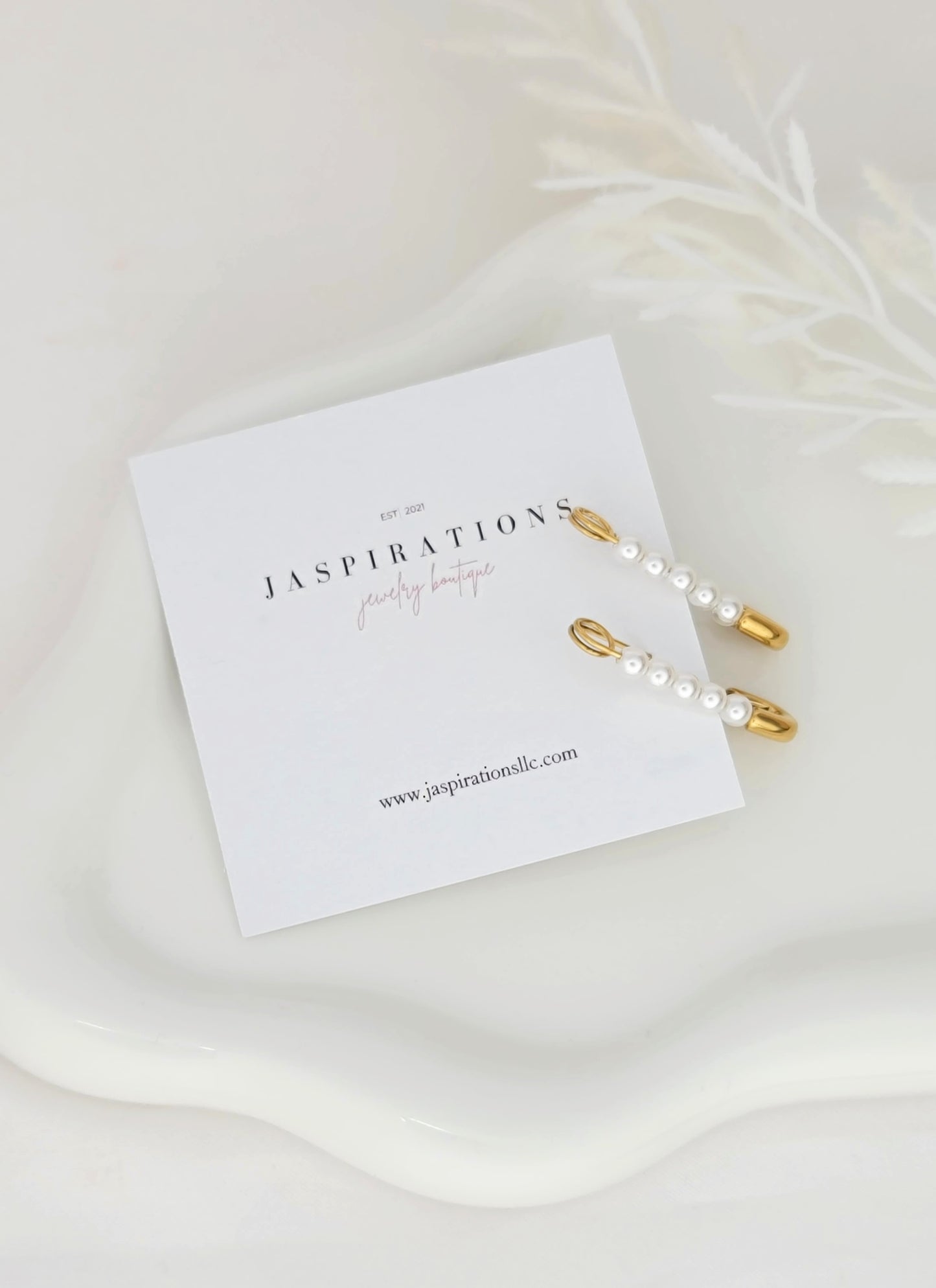 Pearl Pin Earrings