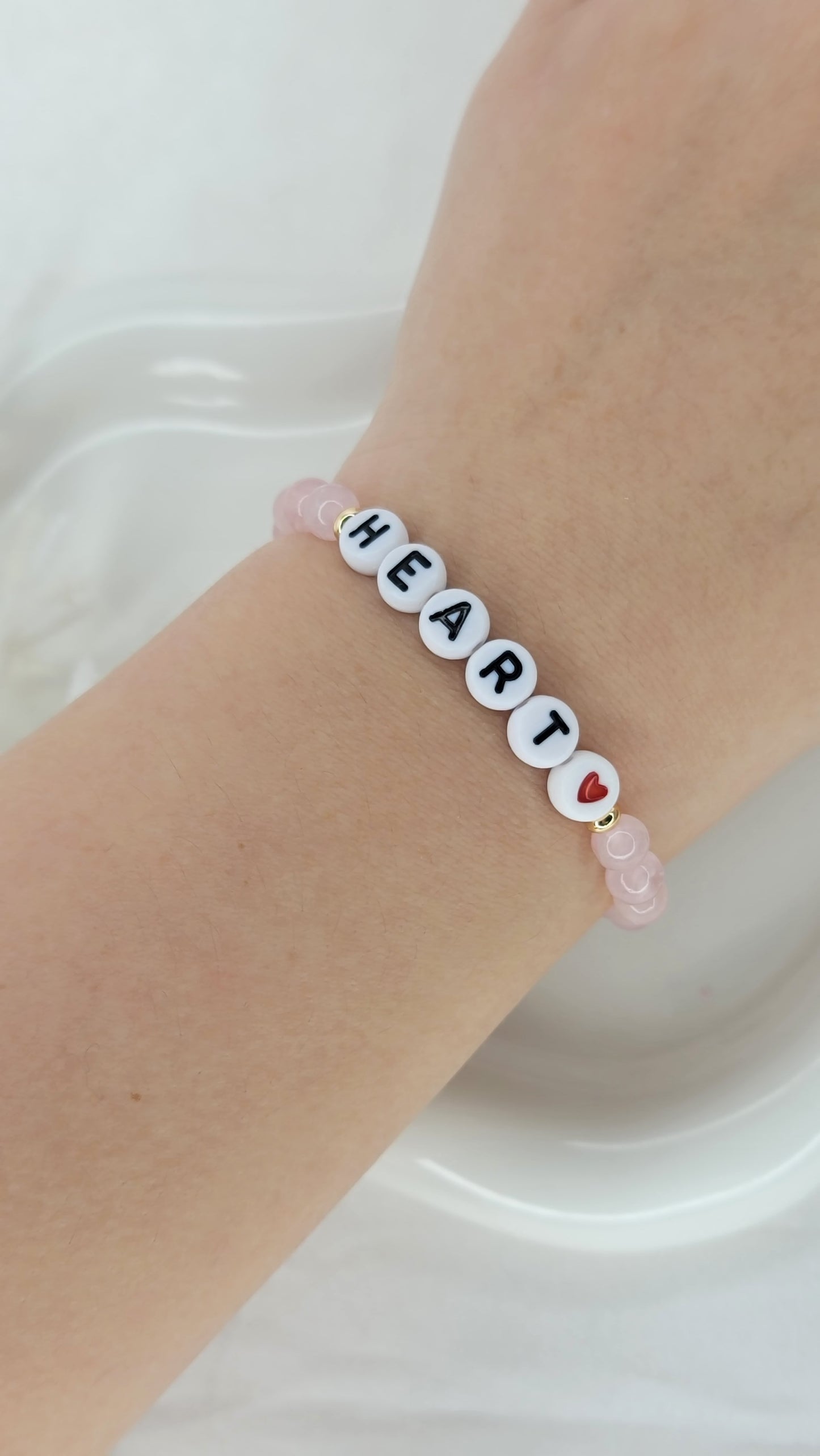 Heart - Pink Beads
