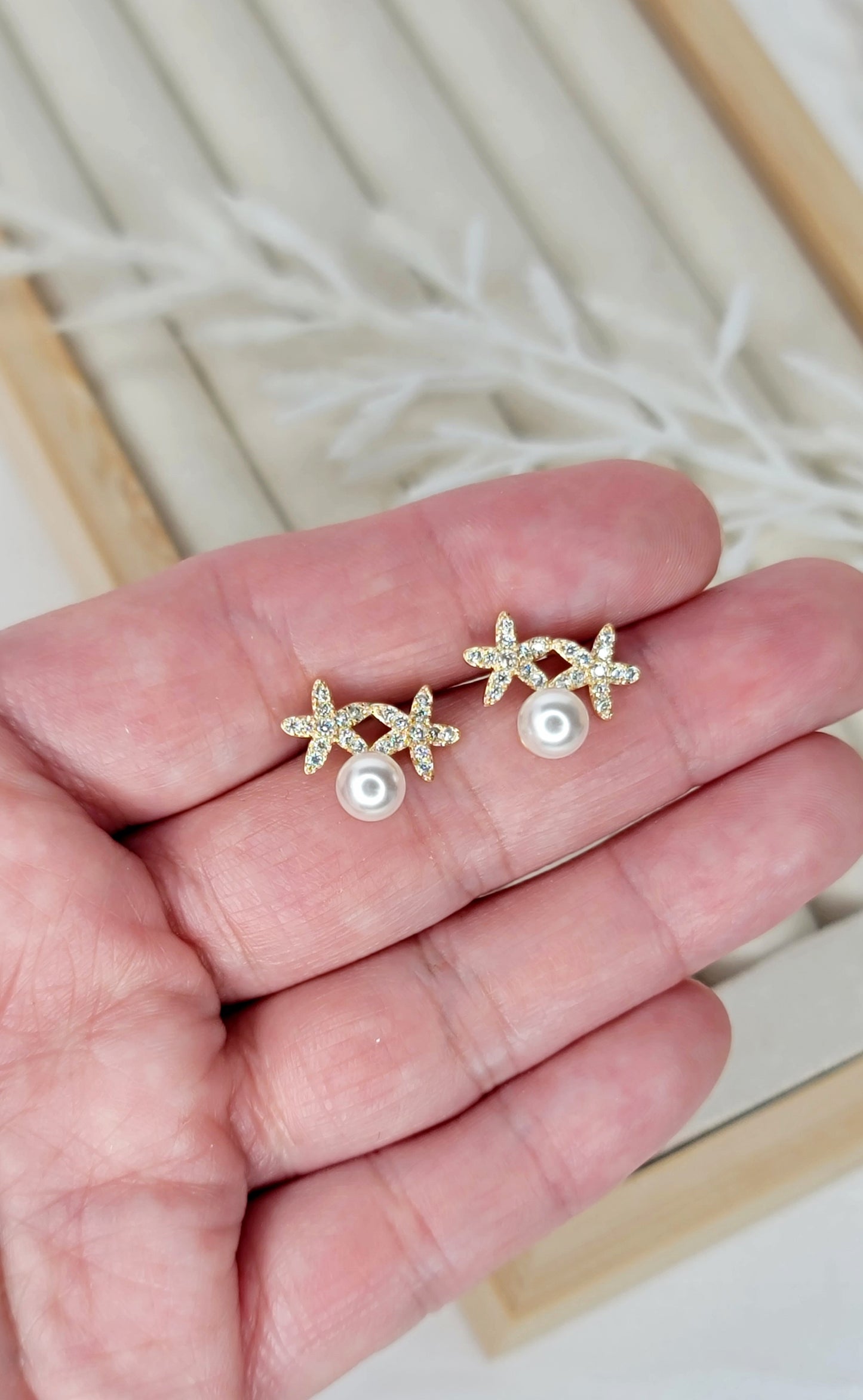 Ocean Kiss Studs