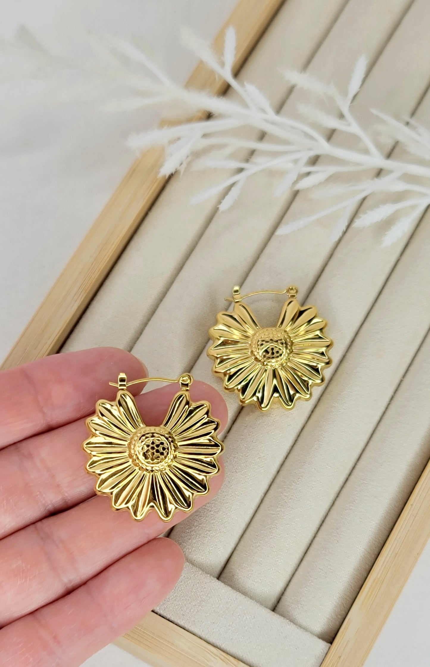 Sunflower Hoops