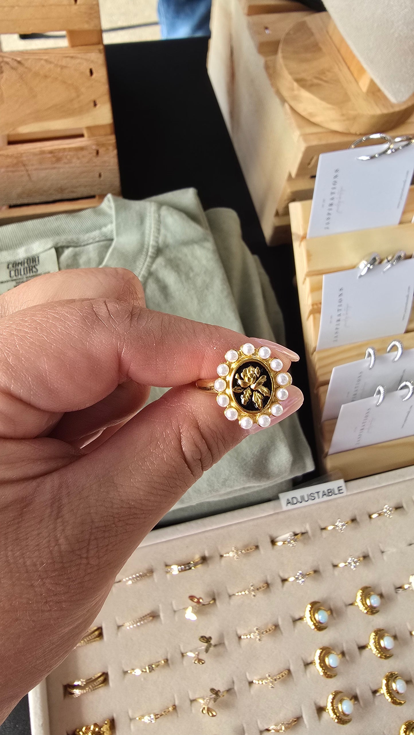 Adjustable Vintage Rose