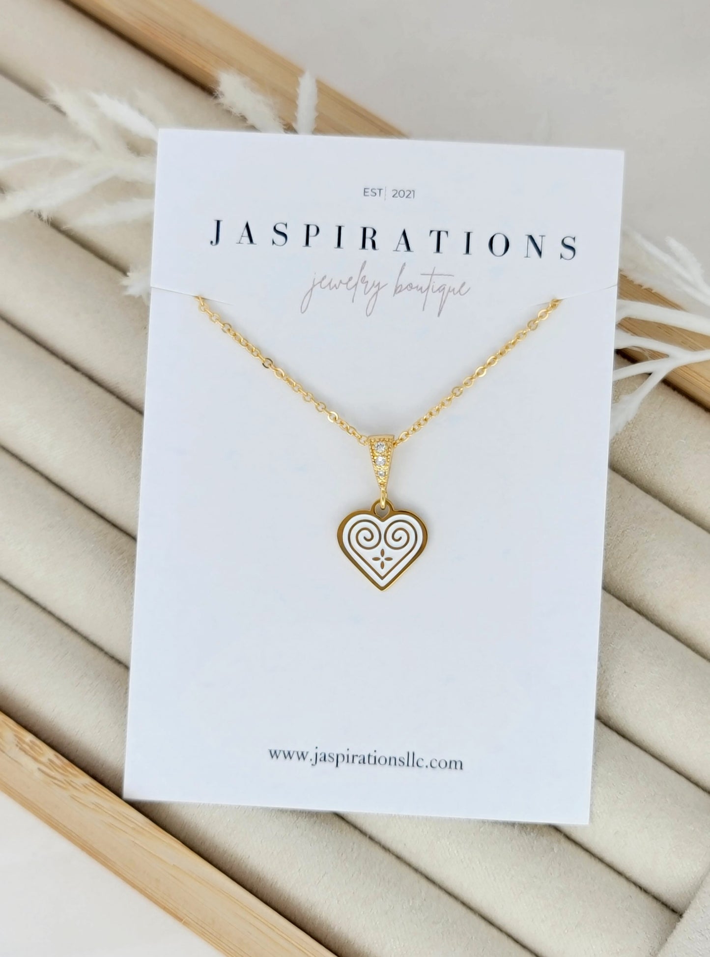Hmong Heart Necklace