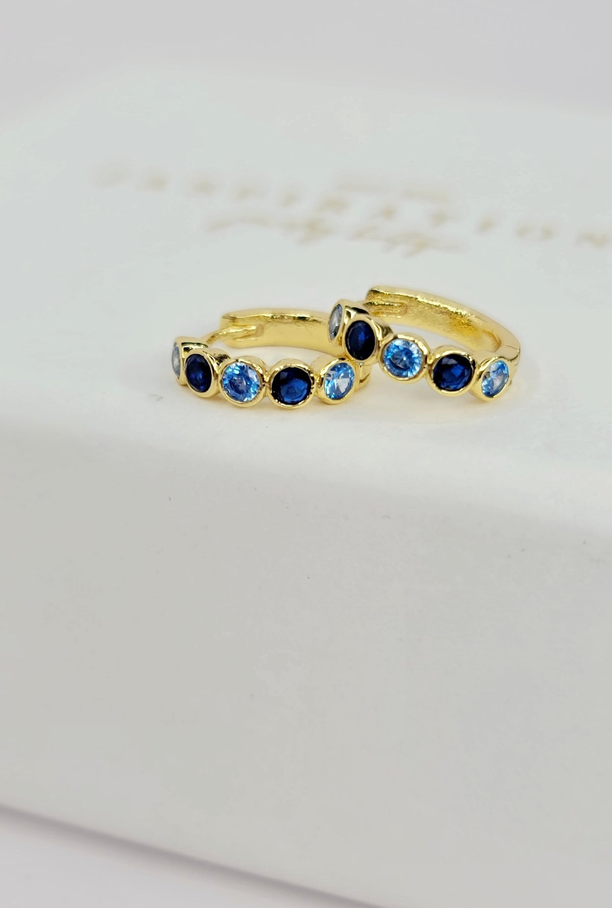 Blue Glass Huggies